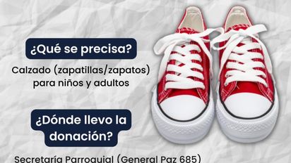 Donación de calzado: 