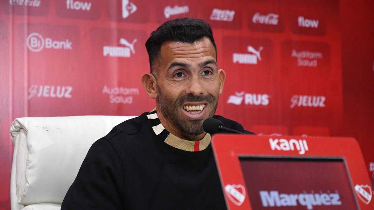 Carlos Tevez, el DT de Independiente espera por Racing el próximo sábado en el Ricardo Bochini