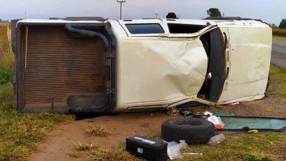Dos hermanos se accidentaron en Adelia María