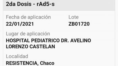 Vecina denuncia que alguien se vacunó con su nombre en Chaco