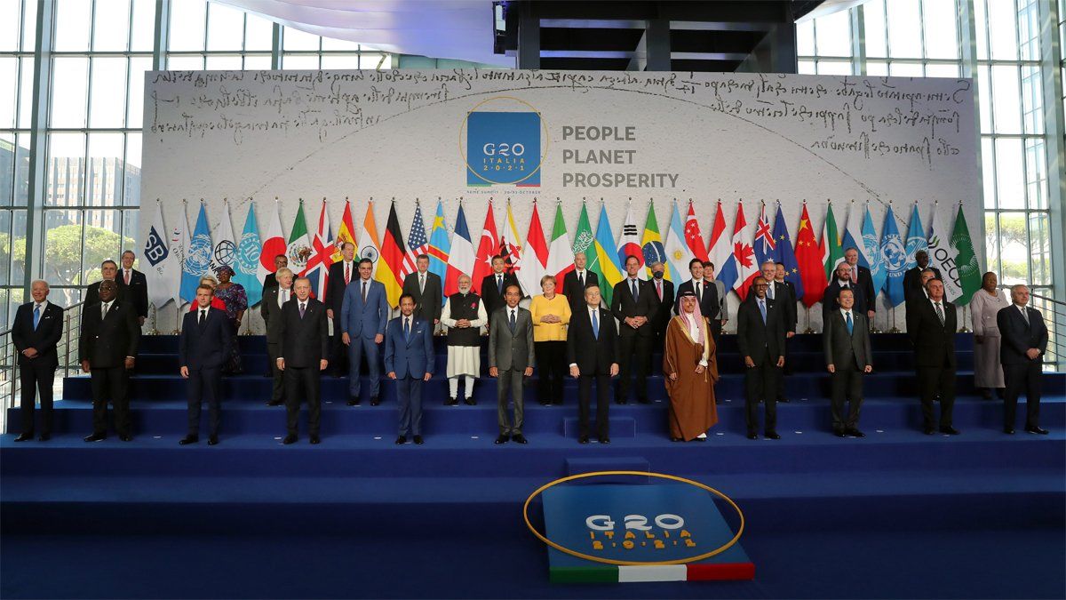 Los líderes del G20 se reunieron en Roma.
