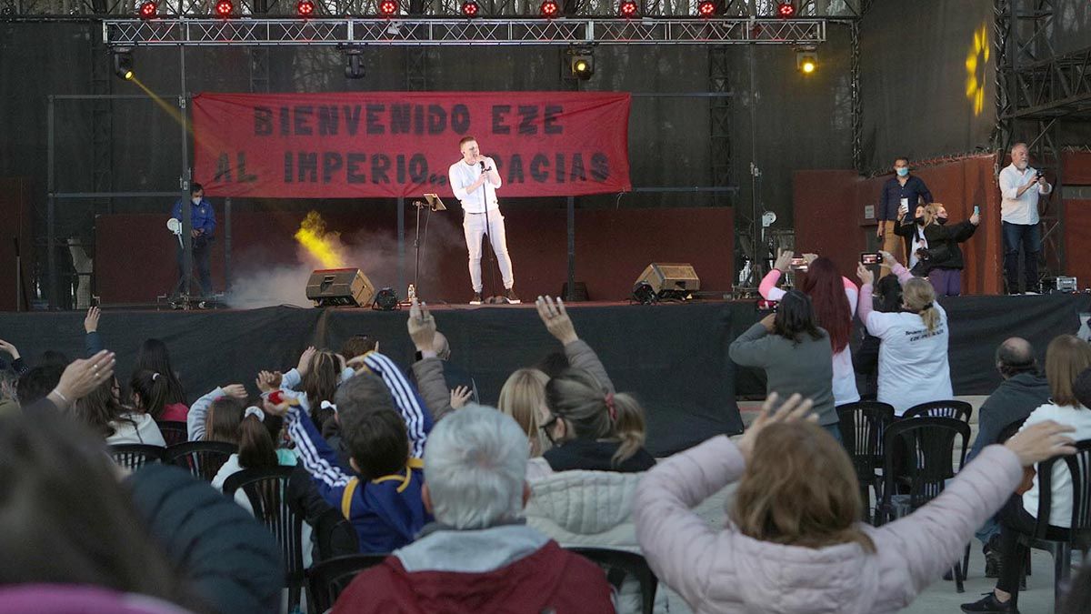 El espectáculo se desarrolló de manera gratuita.