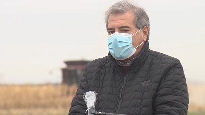 El ministro Busso visitó un campo modelo en conservación de suelos
