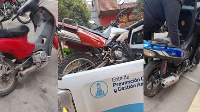 Secuestran 7 motocicletas tras controles en la noche del viernes