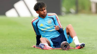 Alarma en España: Lamine Yamal entrenó diferenciado y vendado antes de la final