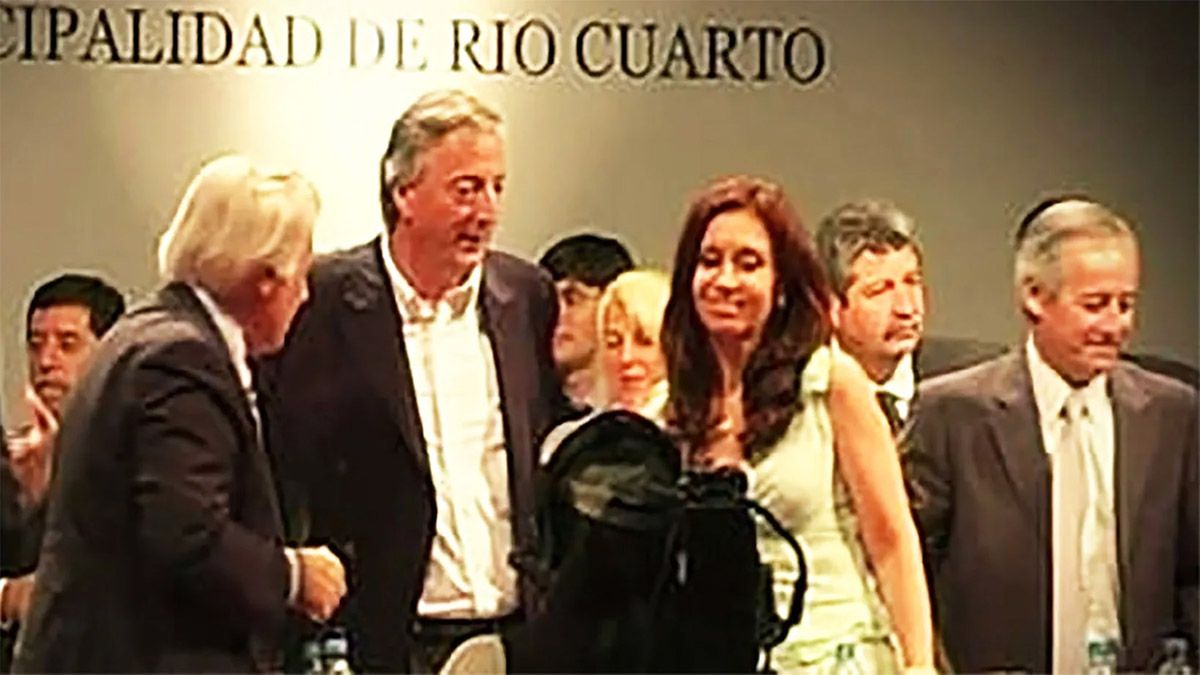 Año 2006: Néstor en Río Cuarto en su cuarta visita. 