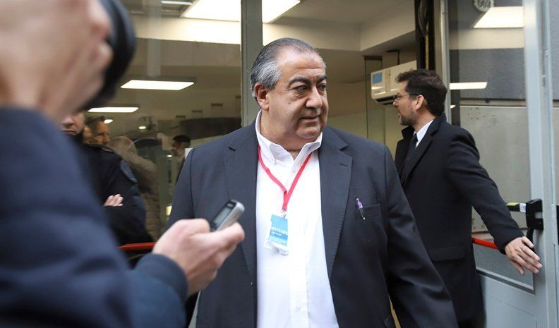 Héctor Daer, de la CGT, fue uno de los gremialistas que participaron de la reunión.