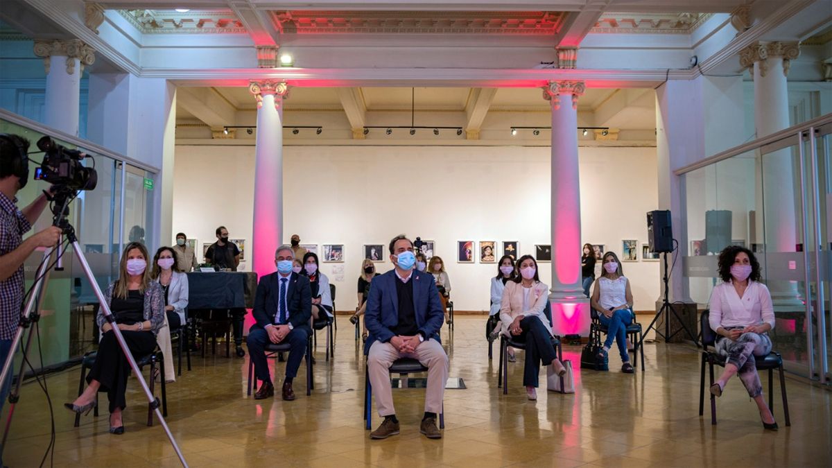 Distintos actores participaron de la presentación de las actividades en el Palacio Municipal.