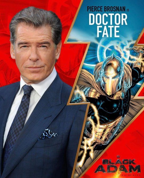 TheHollywoodReporter informa que #PierceBrosnan se une al elenco de # BlackAdam y que este le estará dando vida al icónico #DoctorFate.…