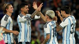 Argentina se quedó con el primer amistosos de esta fecha FIFA al golear 4 a 0 a Bolivia.