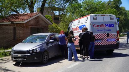 Colisión múltiple en la rotonda del Seminario: solo hubo daños materiales