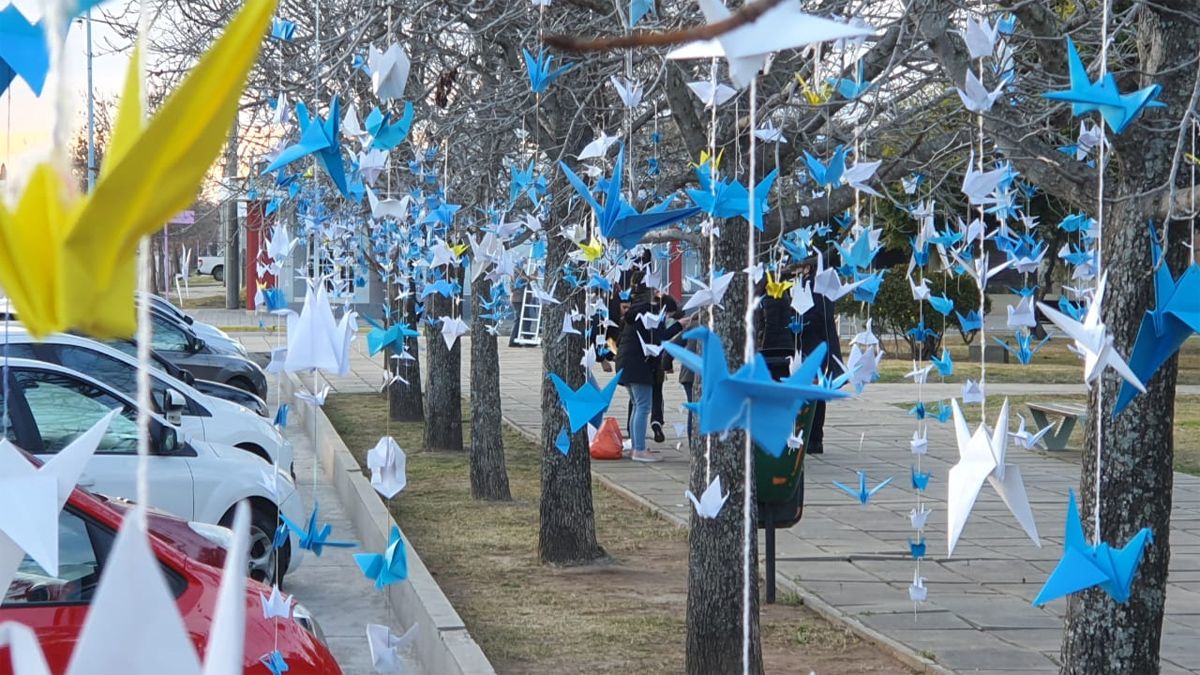 Más de 2 mil grullas patrias cubrieron a Jovita.