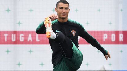 CR7 volvió a entrenarse tras su brillante debut