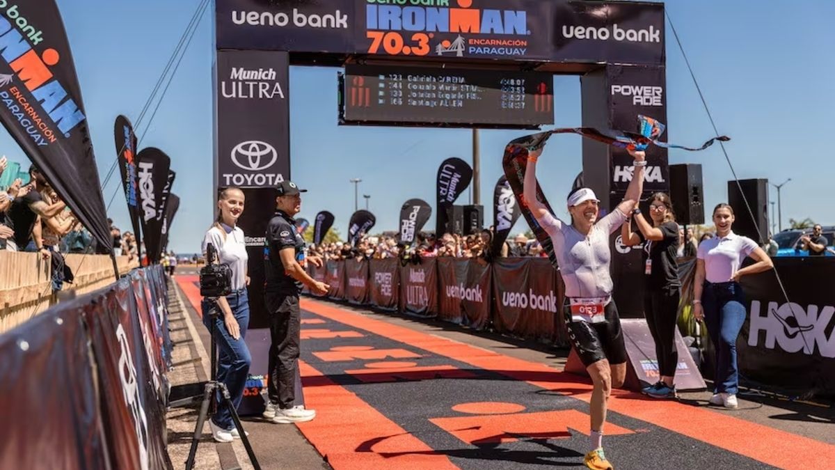 Gabriela Carena se consagró campeona en el Ironman 70.3 Encarnación