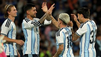 Argentina se quedó con el primer amistosos de esta fecha FIFA al golear 4 a 0 a Bolivia.