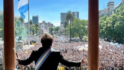 En imágenes: La asunción presidencial de Javier Milei