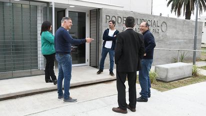 Alejandro Roca inaugura la  nueva sede del Juzgado de Paz