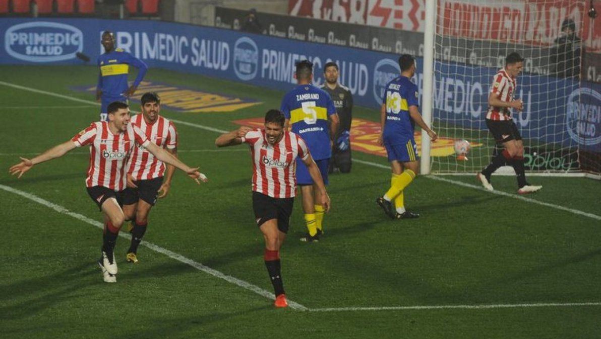 Fabián Noguera marcó el gol del triunfo pincha