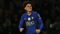 Valentín Barco convirtió su primer gol con la camiseta del Chelsea
