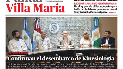 Accedé a la edición impresa de Diario Puntal Villa María