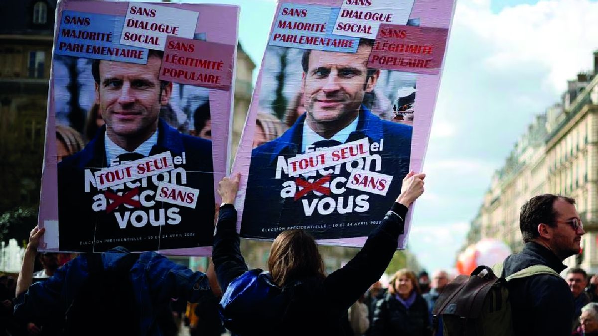 Francia: La emblemática reforma de pensiones de Emmanuel Macron entrará envigor rápidamente