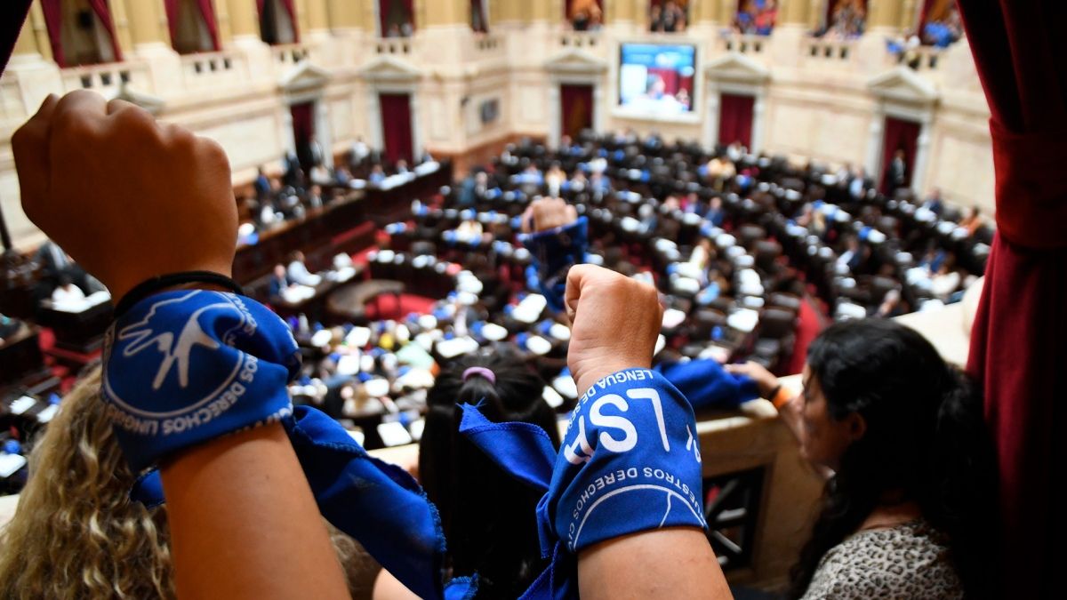 Diputados aprobó el proyecto que reconoce a la Lengua de Señas Argentina