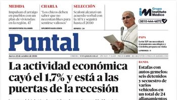 Accedé a la edición impresa de Diario Puntal