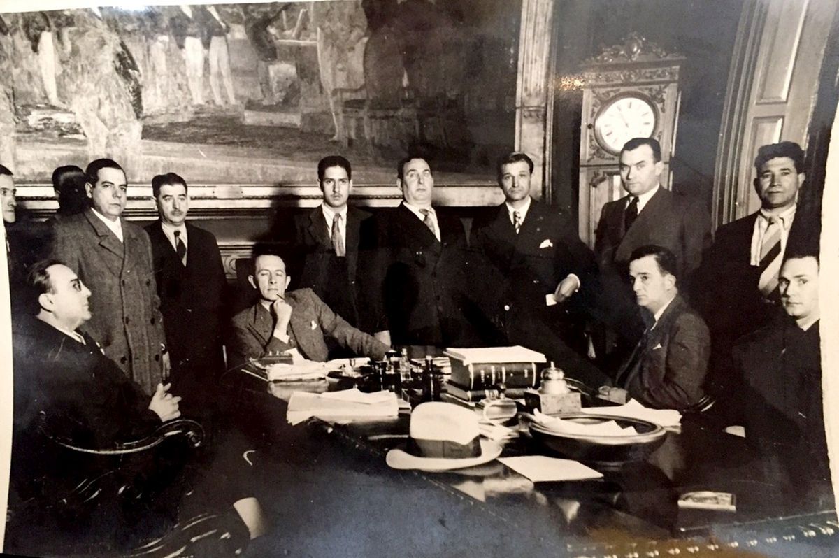 Sabattini y su equipo de gobierno.