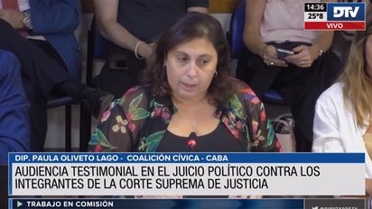Cuarta jornada de testigos en el juicio político a la Corte Suprema