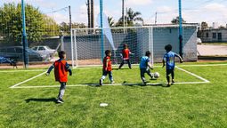 las higueras: inauguraron una nueva cancha sintetica y anunciaron mas infraestructura deportiva