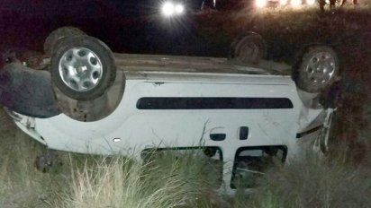 Un bebé herido tras un vuelco en General Cabrera