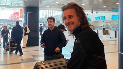 Rubén Darío Insua llegó a Buenos Aires para ser el nuevo técnico de San Lorenzo