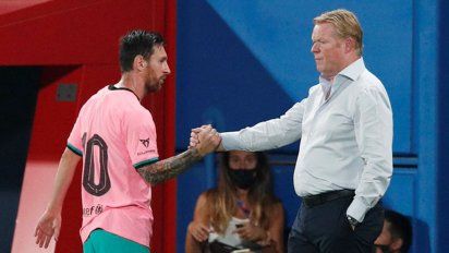 Koeman está preocupado por Messi