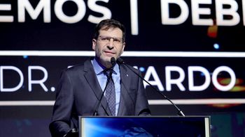 El candidato Eduardo Bittar.