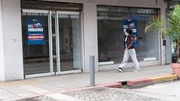 Locales vacíos en el centro de la ciudad.&nbsp;
