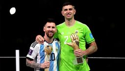dibu martinez hablo de messi y eligio a su posible sucesor en la seleccion