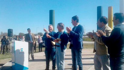 Habilitaron el primer tramo del acceso al tránsito pesado en La Carlota