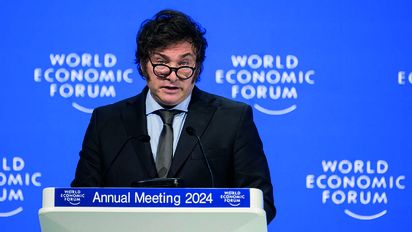 Milei llegó a Suiza para participar del Foro de Davos