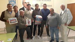 Homenajearon a Franco Pérez en la Asociación Villa María de Bochas