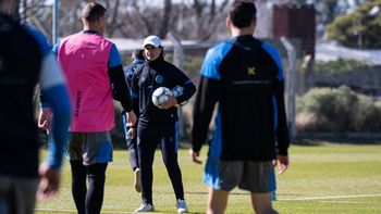 El plantel&nbsp; durante uno de los entrenamientos de la semana en la Ciudad Deportiva&nbsp; con la mira puesta en el desafío ante Instituto.