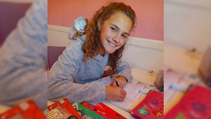 Tiene 11 años, sueña con ser escritora y publicarán dos de sus cuentos