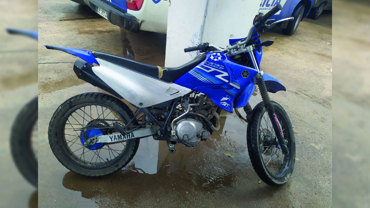 Recuperan una motocicleta robada en la mañana en Banda Norte