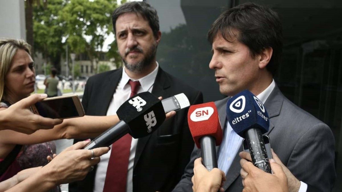 Los fiscales rosarinos Matías Edery y Luis Schiappa Pietra.