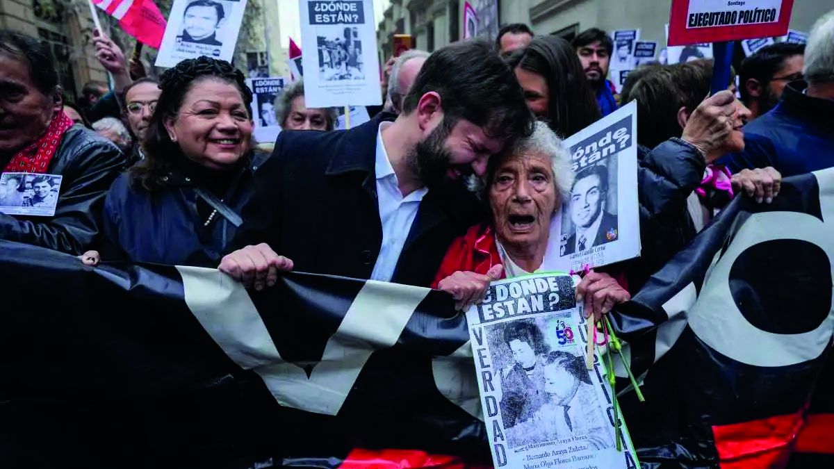 Chile: El pasado lunes el gobierno conmemoró los 50años del golpe de Estado de Augusto Pinochet. El presidente Gabriel Boricencabezó el acto oficial