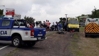 Un motociclista muerto al chocar cerca de Valle Hermoso