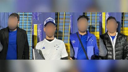 Cuatro brasileños fueron demorados por burlarse de los hinchas de Boca en el partido ante Cruzeiro