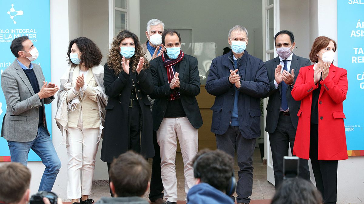 Llamosas y Schiaretti encabezaron el acto de inauguración.