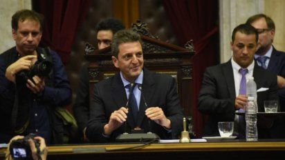 Juraron 130 nuevos diputados: Massa asumió como presidente de la Cámara