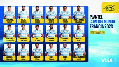 Los Pumas anunciaron a sus 33 convocados para el Mundial de Francia