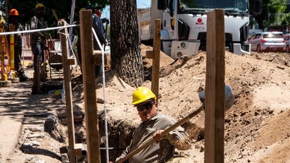 La red cloacal para más de 5 mil vecinos, con un 95 por ciento de avance